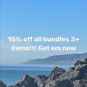 15% OFF BUNDLES!